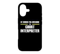 The Awesome Court Interpreter Case for iPhone 17