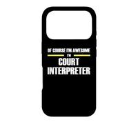 The Awesome Court Interpreter Case for iPhone 17 Pro