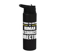The Awesome Human Resources Director Stainless Steel Insulated Water Bottle