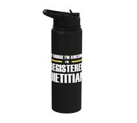 The Awesome Registered Dietitian Stainless Steel Insulated Water Bottle