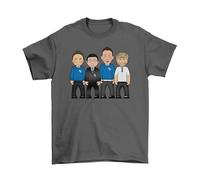 The Awkward 4, TV Show Caricature T-Shirt, Made from Organic Cotton, Unisex Style, Regular Fitted
