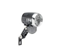 The AXA Blueline50 is a compact and sporty dynamo headlight with an extremely high light output of 50 Lux.