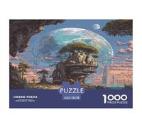 The Azure Homeworld Jigsaw Puzzles for Adults Gifts 1000 Pieces Challenging Games Home Decors Brainteasing Alien Shore Jigsaw Puzzle for Adults And Kids 52x38cm/1000pcs