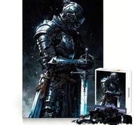 The Azure Knight Jigsaw Puzzle for Teenagers 1000 Pieces Cognitive Toy Quiet Hobby Premium Edge (50x75cm)