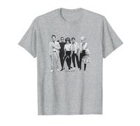 The B-52's Band Shot for Poster by George DuBose T-Shirt, Men, Heather Grey, Medium
