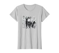 The B-52's Band Shot for Poster by George DuBose T-Shirt, Women, Silver Grey, Large