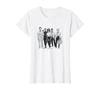 The B-52's Band Shot for Poster by George DuBose T-Shirt, Women, White, X-Small