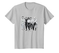 The B-52's Band Shot for Poster by George DuBose T-Shirt, Youth, Silver Grey, 3T