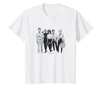 The B-52's Band Shot for Poster by George DuBose T-Shirt, Youth, White, Large