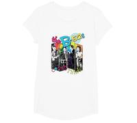 The B-52s - Cosmic Boxes T-Shirt, Girls, White, Medium