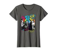 The B-52s - Cosmic Boxes T-Shirt, Women, Asphalt Grey, Medium