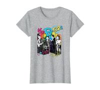 The B-52s - Cosmic Boxes T-Shirt, Women, Heather Grey, Small