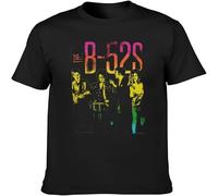 The B-52S Cosmic Thing Group T Shirt Graphic Unisex Tee Black M