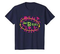 The B-52s - Cosmic Thing T-Shirt, Youth, Navy Blue, Medium