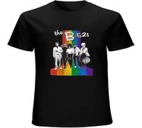 The B 52'S Mens T Shirt Printed Graphic Top Unisex Tee Black L
