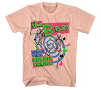 The B-52's Shake That Cosmic Thang Men's T Shirt Wave Music Merch Pink