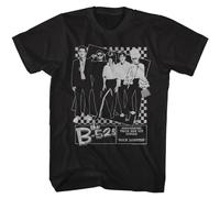 The B-52's Special Order Rock Lobster Poster Adult Short-Sleeve T-Shirt Black M