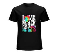 The B52'S Love Shack T-Shirt Mens Unisex Black Tees L
