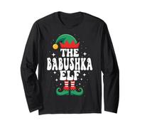 The Babushka Elf Funny Christmas Matching Family Group Long Sleeve T-Shirt