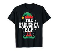The Babushka Elf Funny Christmas Matching Family Group T-Shirt
