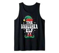 The Babushka Elf Funny Christmas Matching Family Group Tank Top