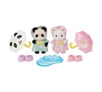 Sylvanian Families - 5748 Nursery Friends - Rainy Day Duo - Dollhouse Playsets