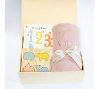 The Baby Gifting Company Welcome Baby Play and Read Gift Set - Pink
