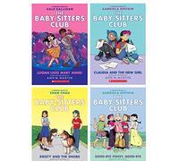 The Babysitters Club Graphic Novel 4 Books Collection (Book 8 to 11) (Logan Likes Mary Anne!, Claudia and the New Girl, Kristy and the Snobs & Good-bye Stacey, Good-bye)
