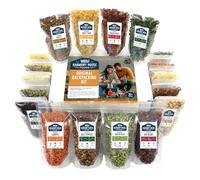 The Backpacking Kit - 18Ct Premium Lightweight Meals in 1 Cup Resealable Pouches by Harmony House Foods, Single Set