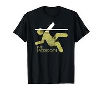 The Backrooms Graphic T-Shirt, Men, Black, Large