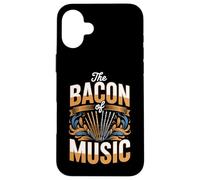 The Bacon Of Music Band Funny Flute Player Flutist Case for iPhone 16 Plus