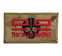 The Bad Batch Clone Force 99 Logo Patch Multicam OCP - Funny Tactical Military Morale Embroidered Patch Hook Fastener Backing