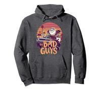 The Bad Guys Group Getaway Car Sunset Poster Pullover Hoodie