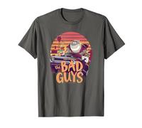 The Bad Guys Group Getaway Car Sunset Poster T-Shirt