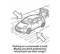 The Bad Parker's Book: A Hilarious Gag Gift for Terrible Drivers (Passive-Aggressive Tear-Out Pages to Leave on Windshields),