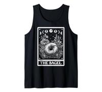 The Bagel Bread Tarot Card Witchy Moon Tank Top