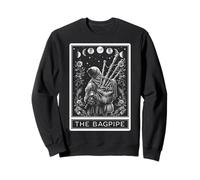 The Bagpipe Instrument Bagpiper Bagpipe Player Tarot Card Sweatshirt