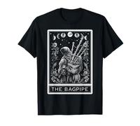 The Bagpipe Instrument Bagpiper Bagpipe Player Tarot Card T-Shirt
