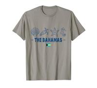The Bahamas Island Marine Animals Bahama Flag Sea Creatures T-Shirt