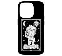 The Baka Funny Anime Meme Tarot Card Witchy Moon Case for iPhone 14 Pro