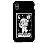 The Baka Funny Anime Meme Tarot Card Witchy Moon Case for iPhone X/XS