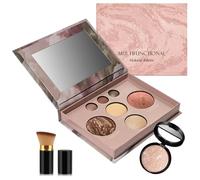 The Baked Balance-n-Brighten Color Correcting Foundation, Colour Correcting Powder Foundation, for Mature Skin, Lasting Oil-control Full Coverage (Set)