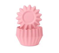 The Baked Studio Bloom Baking Cupcake Cases - Pack of 50 | Flower-Shaped Cupcake Liners | Premium Greaseproof Paper | Stylish Baking Cups for Cupcakes & Muffins (Light Pink)