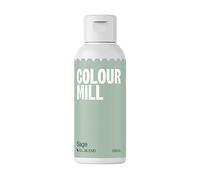 The Baked Studio Colour Mill Oil Based Food Colouring *Bulk* 100ML - Buttercream Fondant Sugarpaste Icing and Chocolate Colour (Sage)