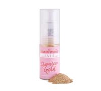 The Baked Studio Edible Glitter Dust - Pump Bottle | 100% Edible, Vegan & Halal | Easy-Spray Sparkle for Cakes, Cupcakes, Cookies & More (Chameleon Gold 10g)