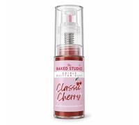 The Baked Studio Edible Glitter Dust - Pump Bottle | 100% Edible, Vegan & Halal | Easy-Spray Sparkle for Cakes, Cupcakes, Cookies & More (Classic Cherry 10g)