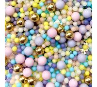 The Baked Studio Magical Sprinkle Mixes - Edible Cake Decorations - Vibrant Pastel & Metallic Blends - Perfect for Cakes, Cupcakes, Cookies & More - 100gs (Unicorn Vibes Mix)