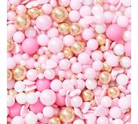 The Baked Studio Magical Sprinkle Mixes - GLUTEN FREE & VEGAN FRIENDLY Edible Cake Decorations - Vibrant Pastel & Metallic Blends - Perfect for Cakes, Cupcakes, Cookies & More - 100g (Baked Vibes Mix)