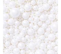 The Baked Studio Magical Sprinkle Mixes - GLUTEN FREE & VEGAN FRIENDLY Edible Cake Decorations - Vibrant Pastel & Metallic Blends - Perfect for Cakes, Cupcakes, Cookies & More - 100g (White Pearl Mix)