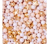 The Baked Studio Magical Sprinkle Mixes - GLUTEN FREE & VEGAN FRIENDLY Edible Cake Decorations - Vibrant Pastel & Metallic Blends - Perfect for Cakes, Cupcakes, Cookies & More - 100gs (Classic Mix)